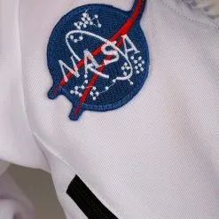 White Astronaut Jumpsuit Toddler Costume -Egyptian Gifts Shop toddler white astronaut jumpsuit costume alt 3