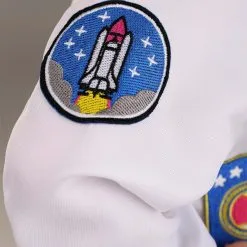 White Astronaut Jumpsuit Toddler Costume -Egyptian Gifts Shop toddler white astronaut jumpsuit costume alt 5