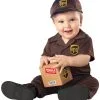 UPS Delivery Uniform Baby Costume 1 UPS Delivery Uniform Baby Costume -Egyptian Gifts Shop ups delivery uniform costume for infants