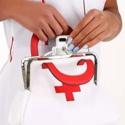 White Nurse Women's Purse -Egyptian Gifts Shop white nurse purse alt 5
