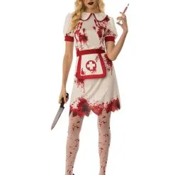 Bloody Nurse Costume Dress For Women