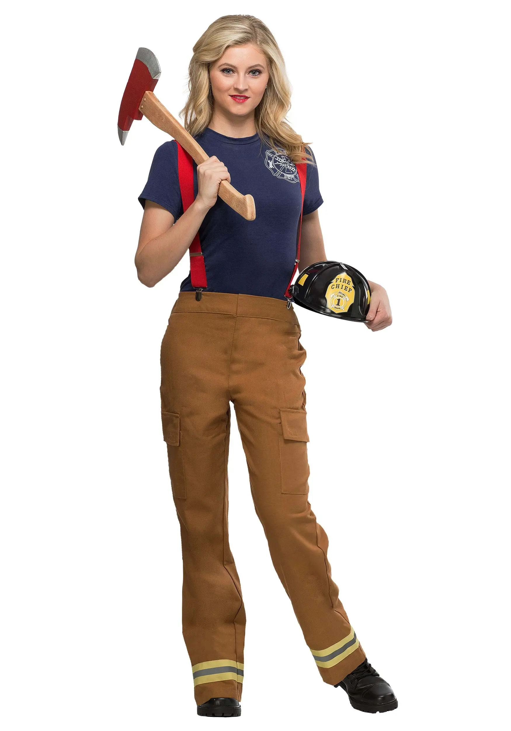 Women's Fire Captain Costume 3 Women's Fire Captain Costume