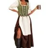 Medieval Pub Wench Costume Dress For Women