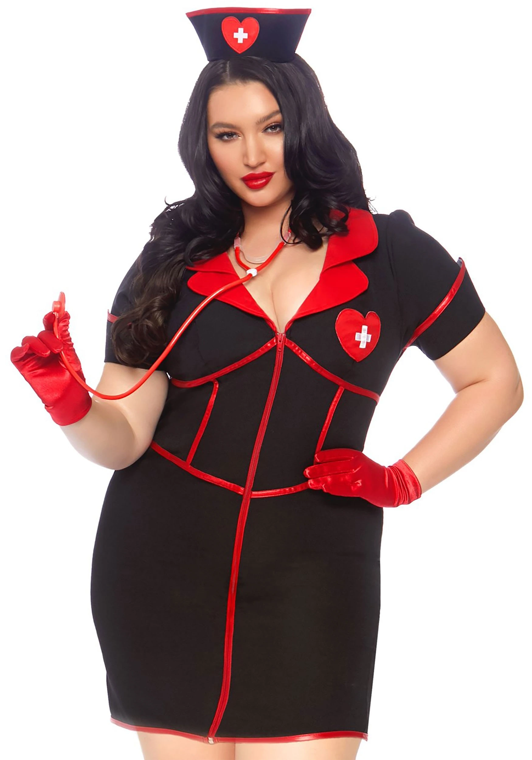 Plus Size Bedside Babe Women's Costume 3 Plus Size Bedside Babe Women's Costume