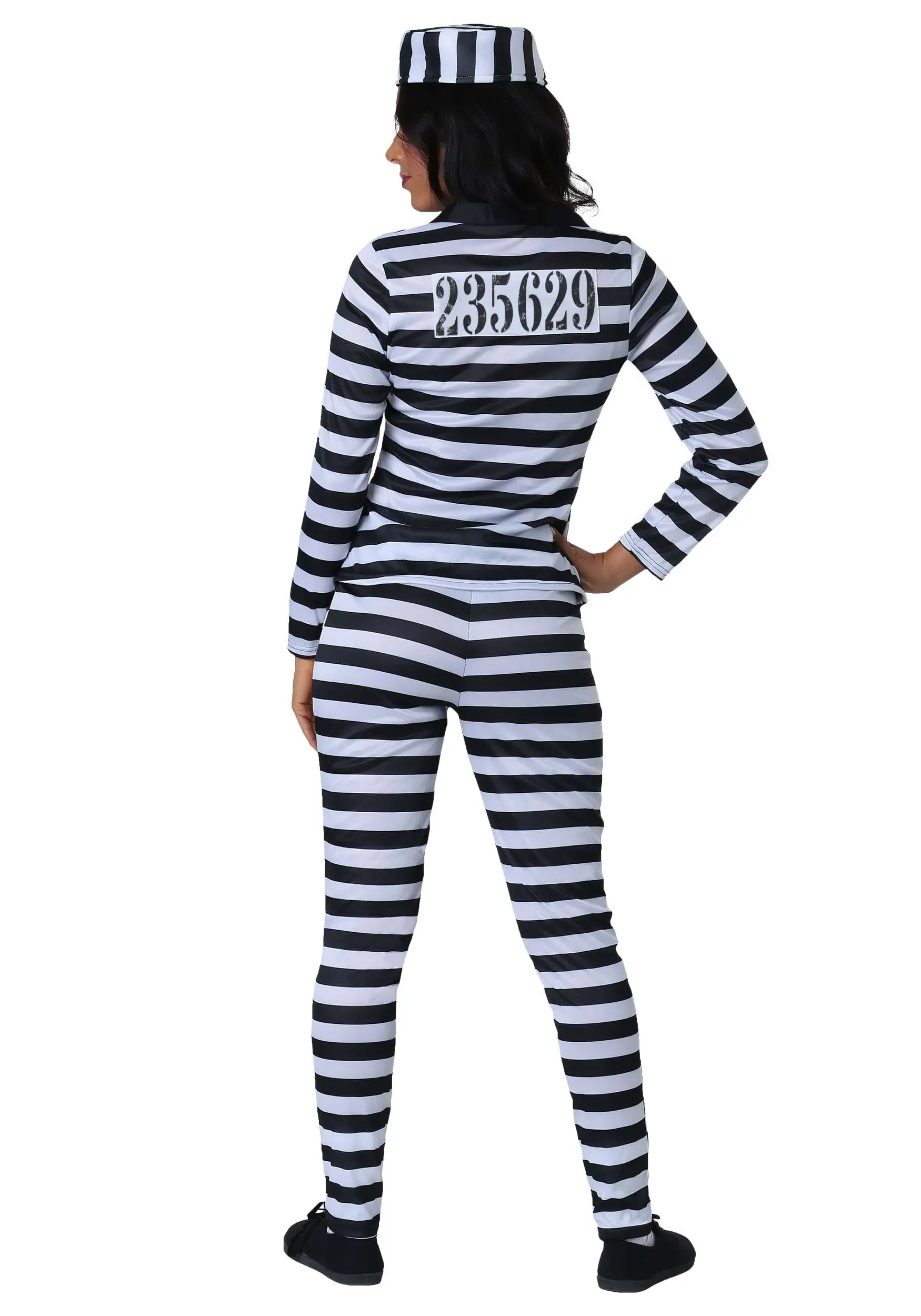 Plus Size Incarcerated Cutie Costume For Women 4 Plus Size Incarcerated Cutie Costume For Women - Image 2