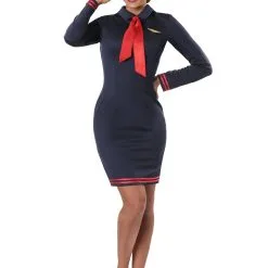 Plus Size Workin' The Skies Flight Attendant For Women