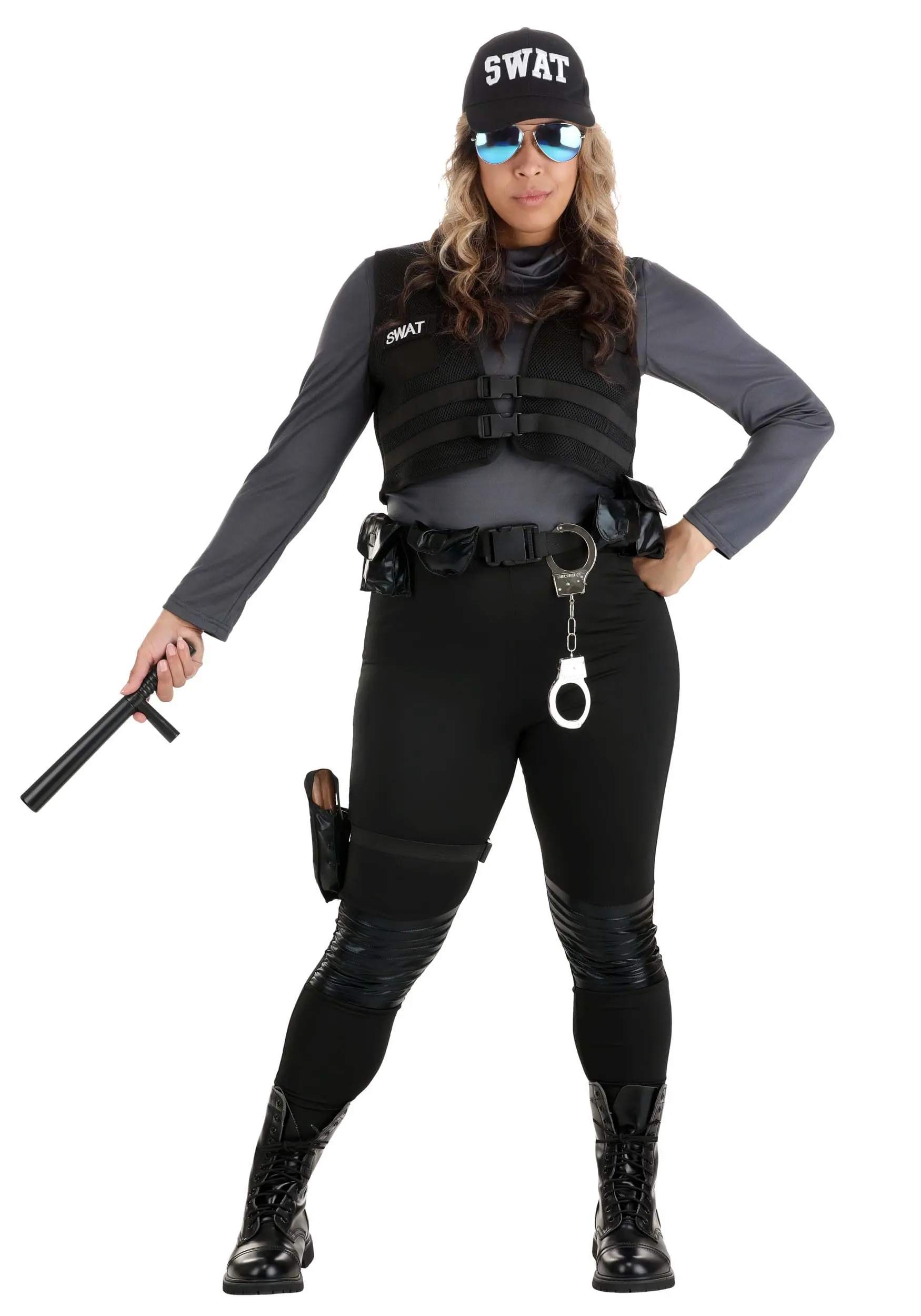 SWAT Babe Costume For Women 6 SWAT Babe Costume For Women - Image 4