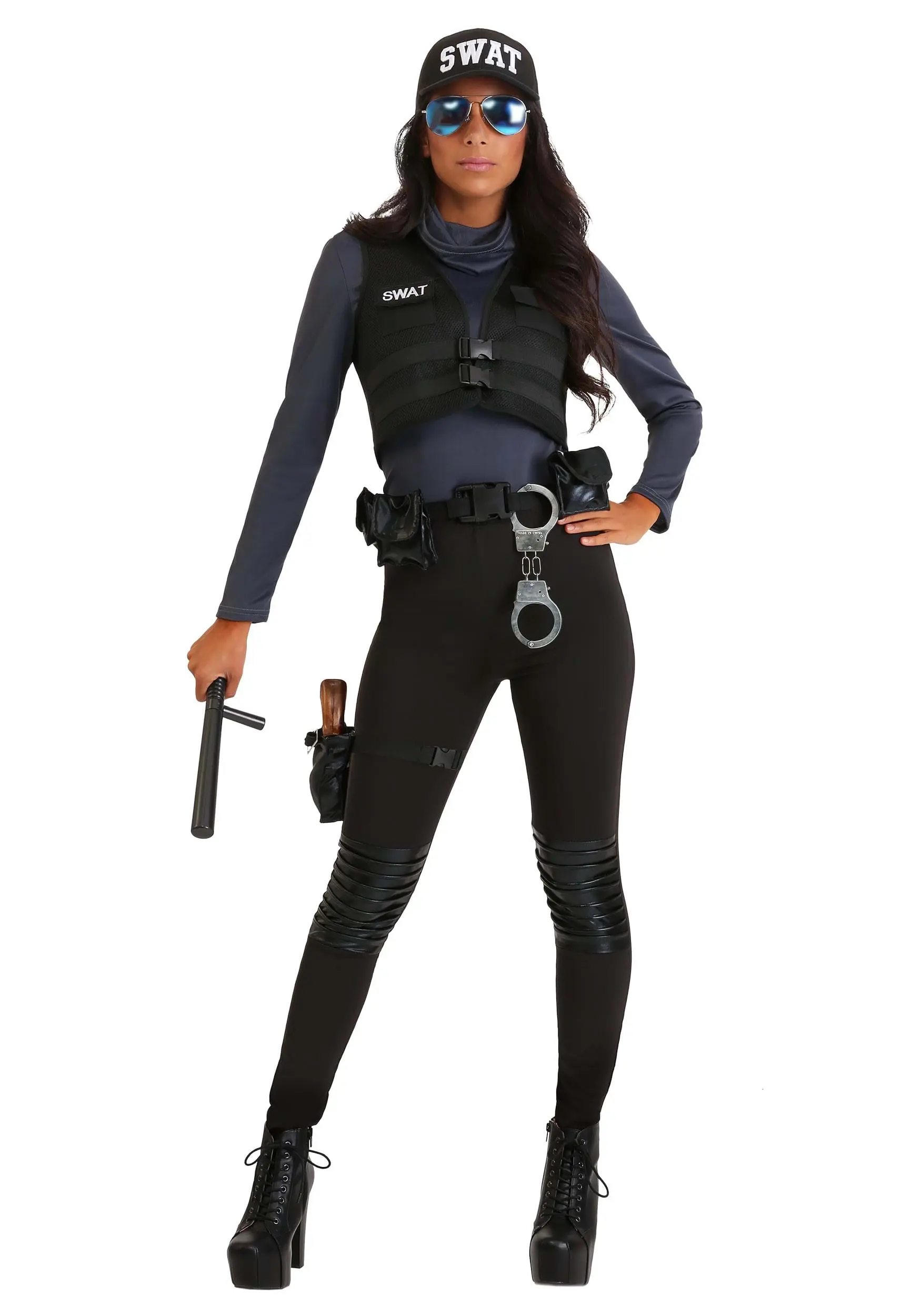 SWAT Babe Costume For Women 3 SWAT Babe Costume For Women