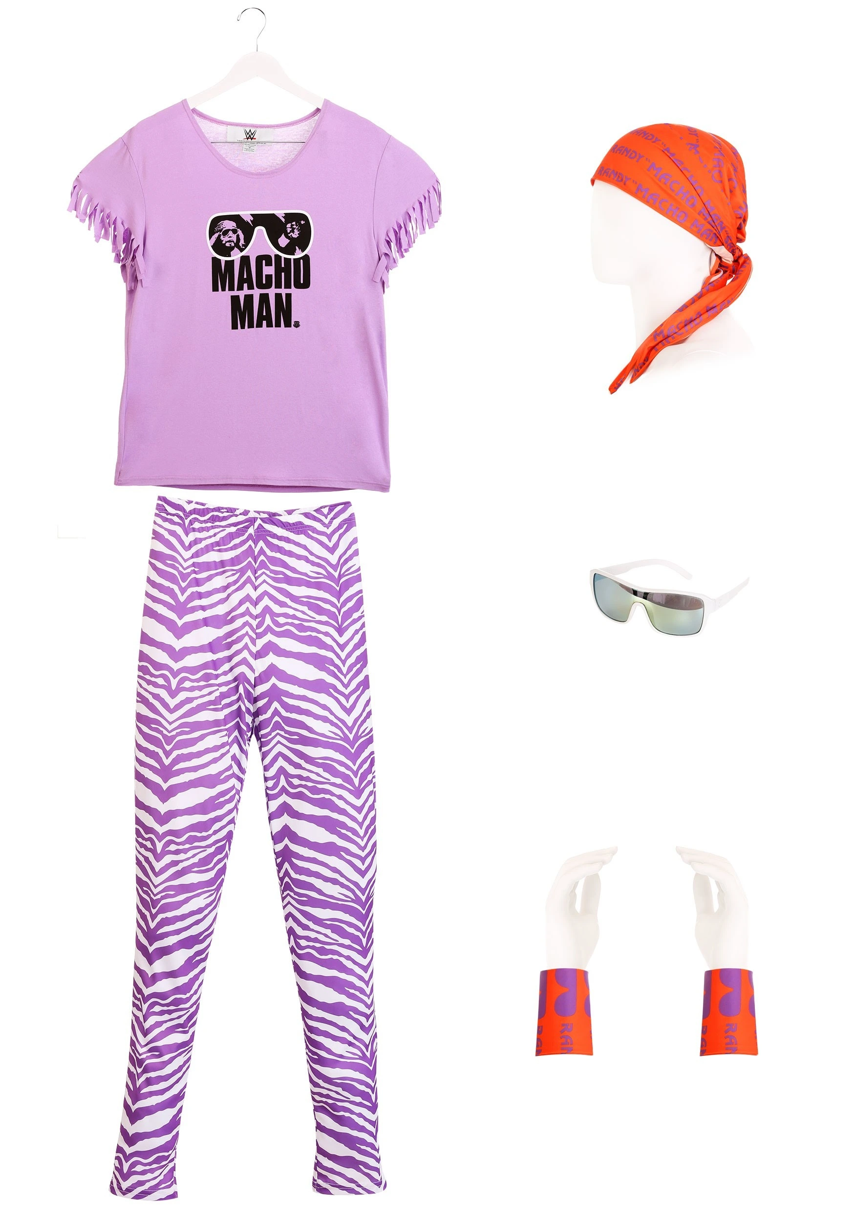 WWE Adult's Macho Man Madness Costume 6 WWE Adult's Macho Man Madness Costume - Image 4