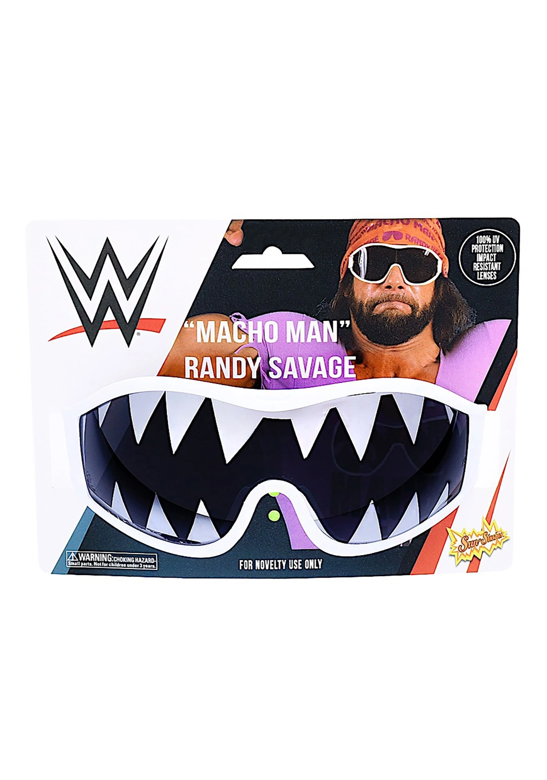 WWE Macho Man Randy Savage Teeth Sunstaches 3 WWE Macho Man Randy Savage Teeth Sunstaches
